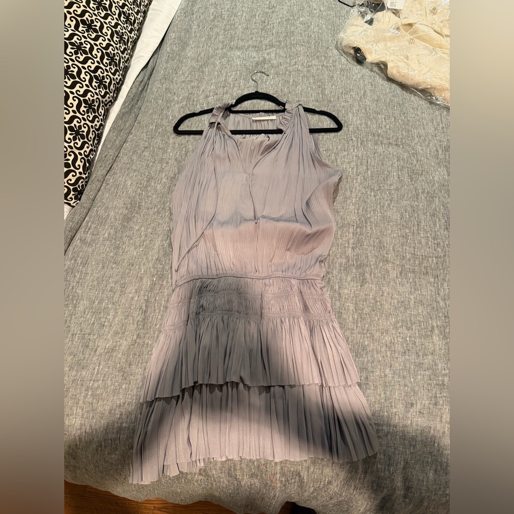 Chic Lavender High-Low Dress